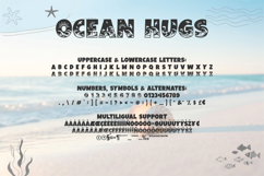Ocean Hugs Cute Sea Life Font with Waves &amp; Dolphins Product Image 10