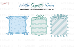 Winter Coquette Frame Png | Coquette Border Png Product Image 1