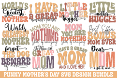 Funny Mother's Day Svg Design Bundle - Mother's Day Design Product Image 1