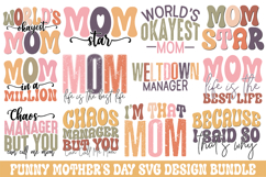 Funny Mother's Day Svg Design Bundle - Mother's Day Design Product Image 1