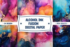 ALCOHOL INK FUSION DIGITAL PAPER Product Image 1