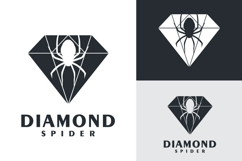 Diamond Spider Logo Gemstone Modern Minimalist Product Image 1