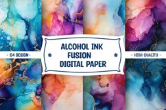 ALCOHOL INK FUSION DIGITAL PAPER Product Image 1