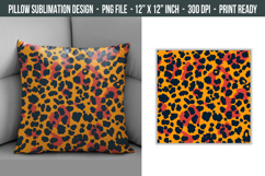 Leopard Print Pillow Design | Throw Pillow Sublimation Product Image 1