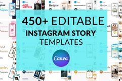 450 Editable Instagram Stories Templates Product Image 1