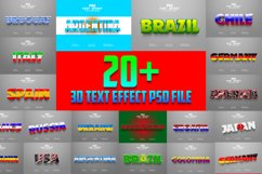 World cup football 2026 3d text effect Bundle Product Image 1