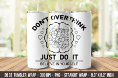 Mental Health Awareness Tumbler Wrap | 20 oz Tumbler Wrap Product Image 1