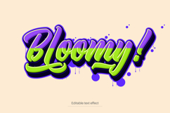 Vibrant Graffiti Lettering Editable Text Effect Product Image 1