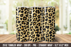 Leopard Print Tumbler Wrap | 20 oz tumbler wrap Product Image 1
