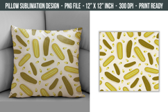 Pickle Pattern Pillow | Throw Pillow Sublimation Product Image 1