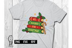All Booked for Christmas png, svg, eps Product Image 1