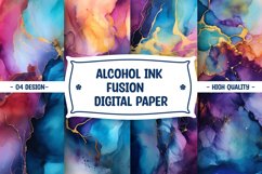 ALCOHOL INK FUSION DIGITAL PAPER Product Image 1