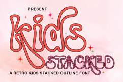 Kids Stacked Outline Product Image 1