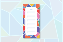 To do list template with colorful geometric | To do list Product Image 1