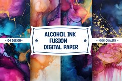 ALCOHOL INK FUSION DIGITAL PAPER Product Image 1
