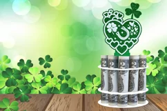Money Cake Holder svg, Birthday Money Cake, st patrick day Product Image 4