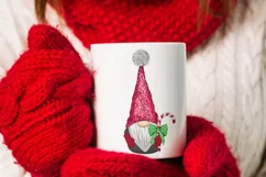 Cute christmas gnome clipart. Sublimation PNG. Product Image 2