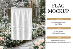 Photoshop PSD Smart Object Flag Mockup Product Image 1