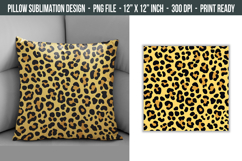 Leopard Print Pillow Design | Throw Pillow Sublimation Product Image 1