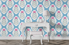Folk Flower Seamless Pattern | Flower Digital Paper Product Image 6