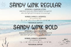 Sandy Wink Fonts | Playful Sea Font Family with 5 Cute Style Product Image 7
