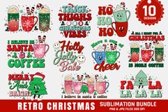 Retro christmas sublimation bundle |Christmas sublimation Product Image 1