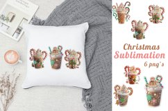 Christmas Sublimation PNG&#039;s Holiday Cups Product Image 1