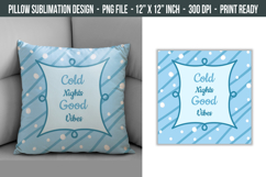 Winter Pillow Design | Throw Pillow Sublimation Product Image 1