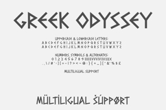 Greek Odyssey Font Bold and Lite | Roman Greek Alphabet Product Image 8