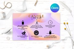 Candle Care Canva Template Product Image 1