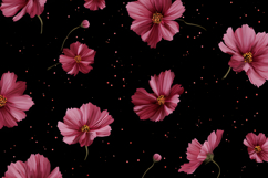 Cosmos Flower Pattern Wallpaper | Cosmos Flower Background Product Image 1