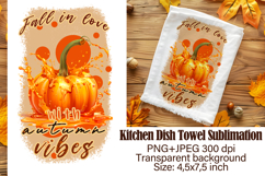 Thanksgiving| Autumn Kitchen Towel Sublimation Product Image 1