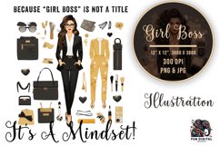 Girl Boss Fashion and Lifestyle Illustration Product Image 1