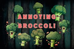 Annoying Broccoli Stickers Product Image 1