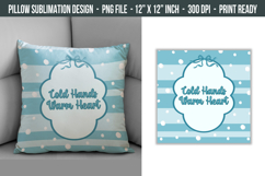 Winter Pillow Design | Throw Pillow Sublimation Product Image 1
