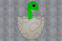 Embroidery design, Baby Dinosaur Product Image 2