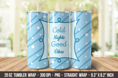 Winter Tumbler Wrap | 20 oz tumbler wrap Product Image 1