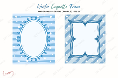 Winter Coquette Frame Png | Coquette Border Png Product Image 1