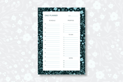 Floral Daily Planner Template | Daily Planner Product Image 1