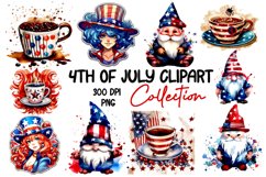 4th Of July Sublimation | Patriotic Sublimation | Clipart Product Image 1