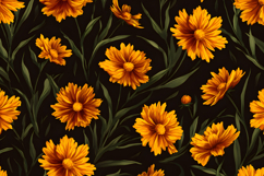Coreopsis Flower Pattern | Coreopsis Flower Background Product Image 1