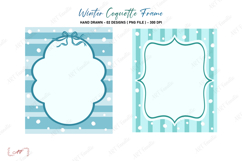 Winter Coquette Frame Png | Coquette Border Png Product Image 1