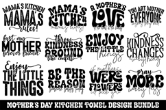 Mother's Day Kitchen Towel Bundle- Mother's Day Design Product Image 1