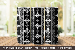 Snowflake Tumbler | 20 oz Tumbler Wrap Product Image 1