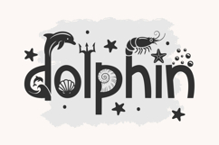 Sea Life Font | Ocean Font SVG OTF DXF | Summer Alphabet Product Image 3