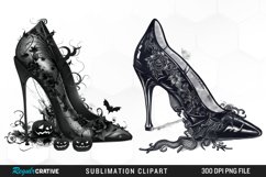 Gothic Heel Halloween Fantasy PNG Set Clipart Product Image 1