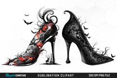 Gothic Heel Halloween Fantasy Exquisite Clipart Product Image 1
