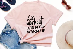 Your workout is my warm up SVG , American Football SVG Product Image 3