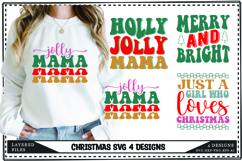 Christmas Svg 4 Designs, Winter svg, Xmas svg Product Image 1