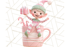 Christmas Characters in Mugs PNG Clipart Product Image 2